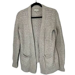 Women's Loft Wool Blend Cardigan Sweater Size S